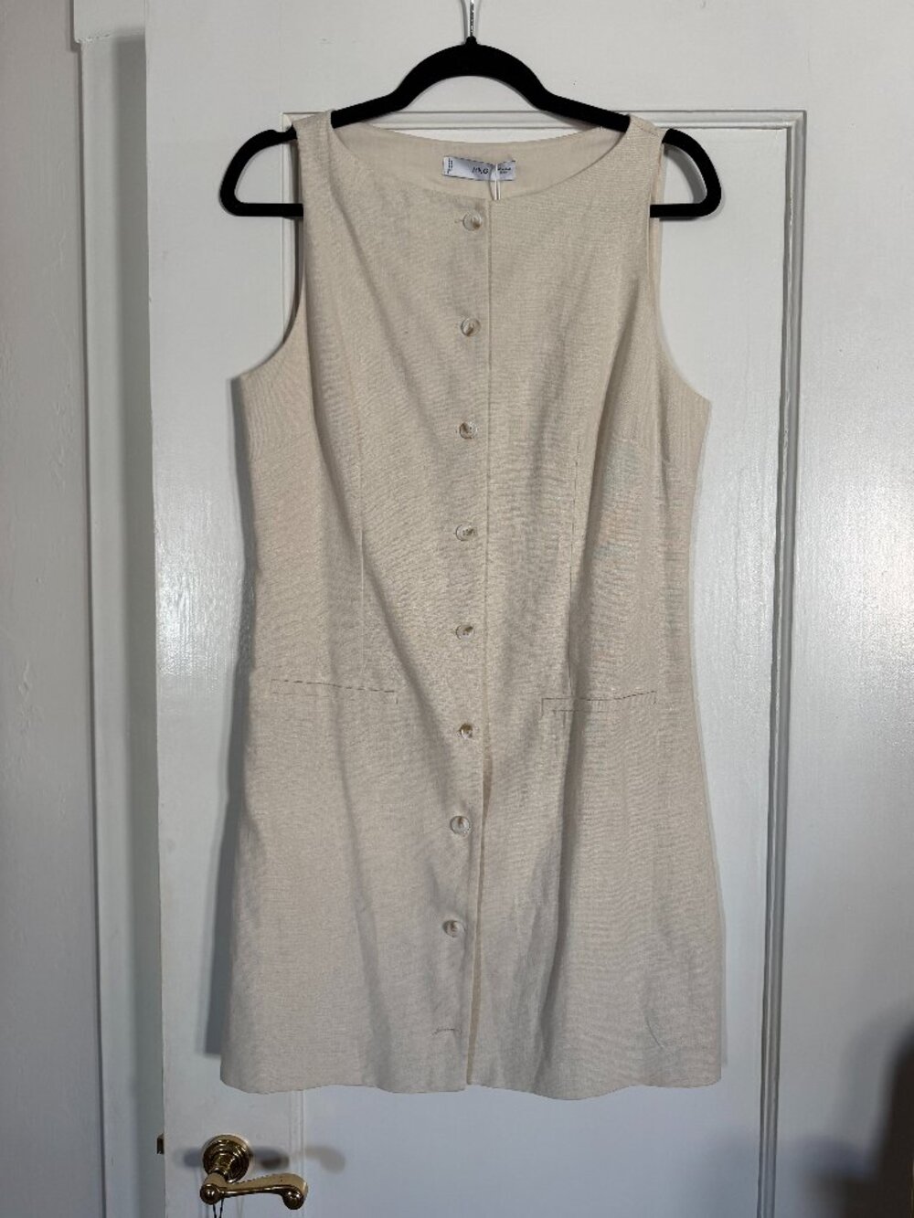 NWT Mango Linen Dress, sz M